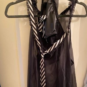 Lingerie set with cute tie detail